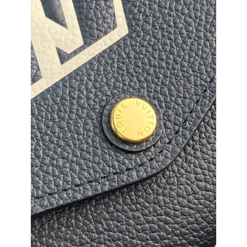 Sarah Wallet Bicolor Monogram Empreinte leather