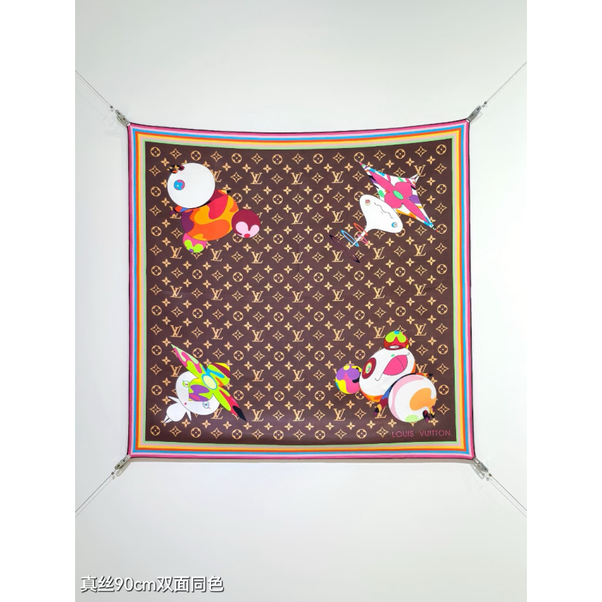 LV Silk Square 90cm