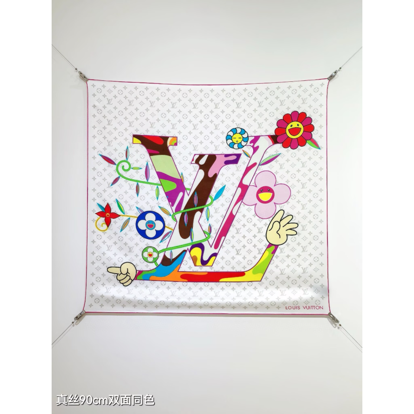 LV Silk Square 90cm