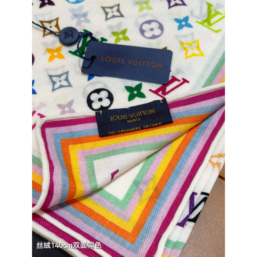 LV x TM Monogram Multicolor Shawl