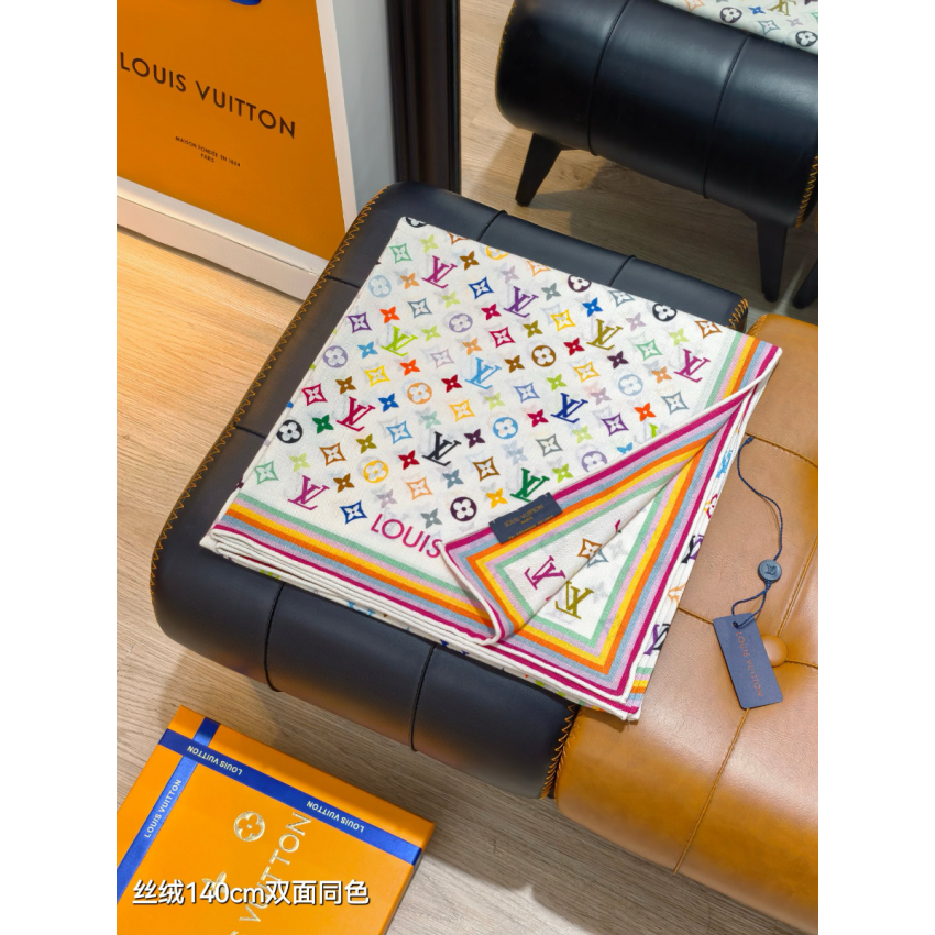 LV x TM Monogram Multicolor Shawl