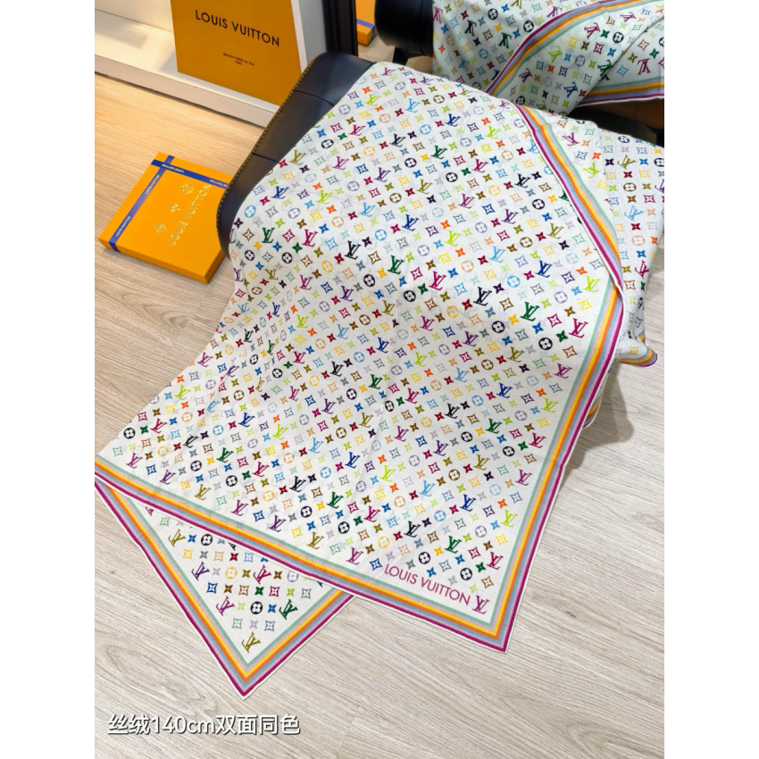 LV x TM Monogram Multicolor Shawl