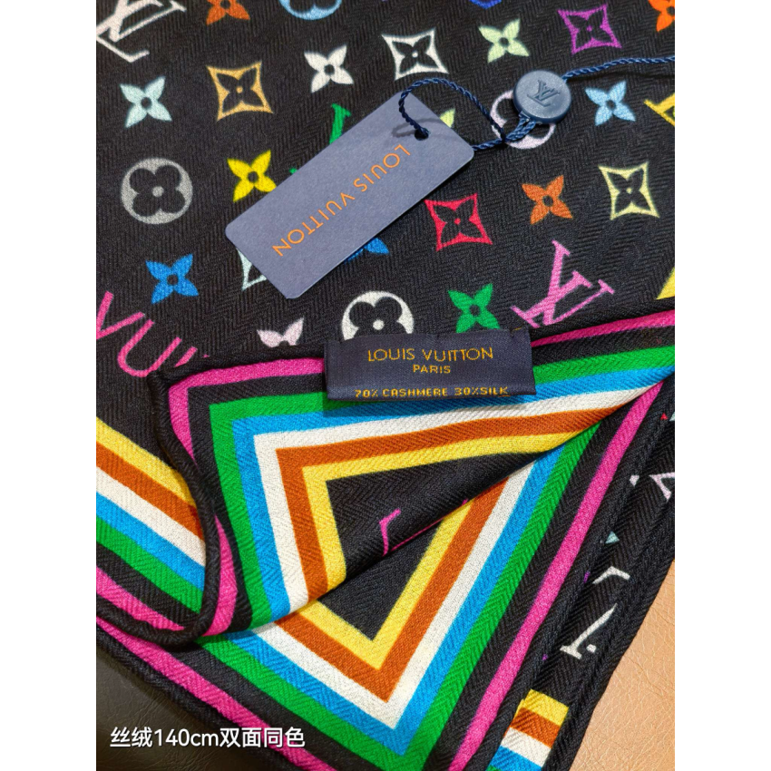 LV x TM Monogram Multicolor Shawl