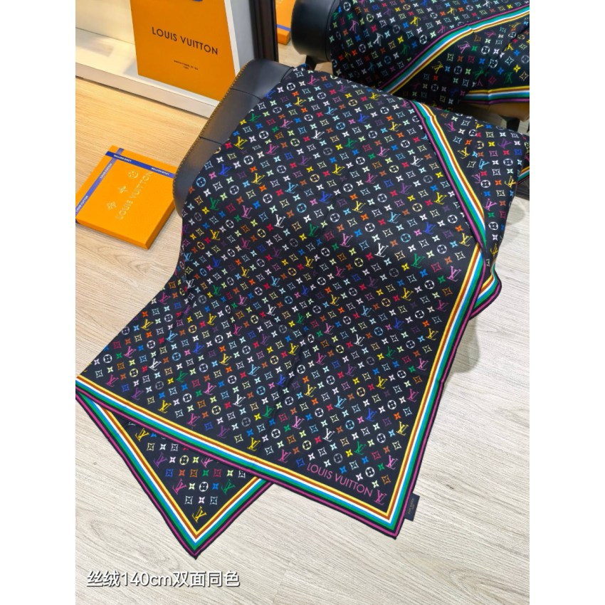 LV x TM Monogram Multicolor Shawl