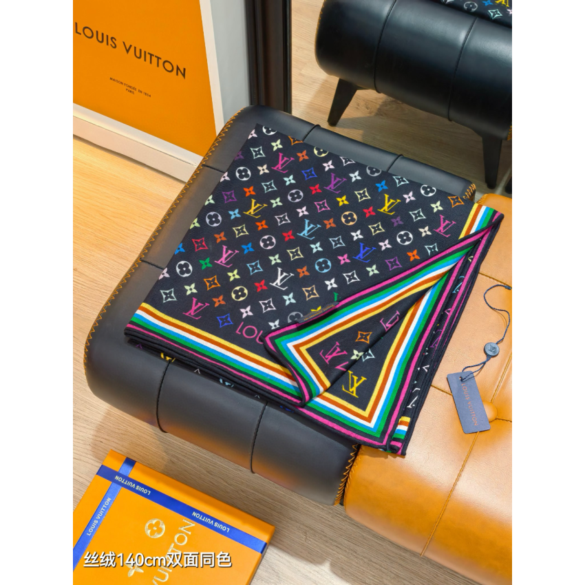 LV x TM Monogram Multicolor Shawl