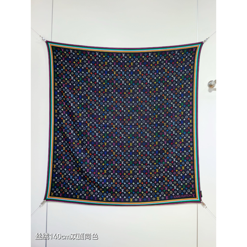LV x TM Monogram Multicolor Shawl