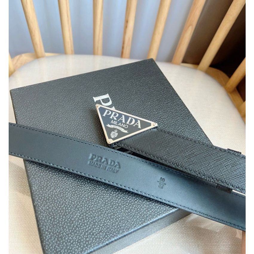 Pra*a Saffiano Belt 3.0cm
