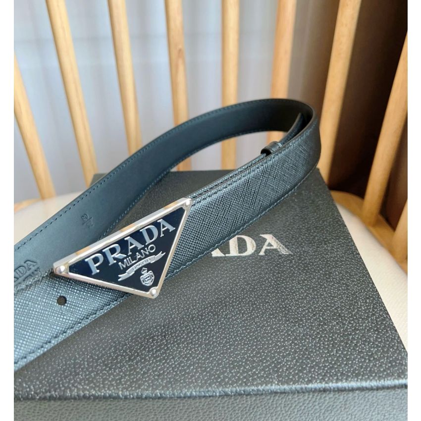 Pra*a Saffiano Belt 3.0cm
