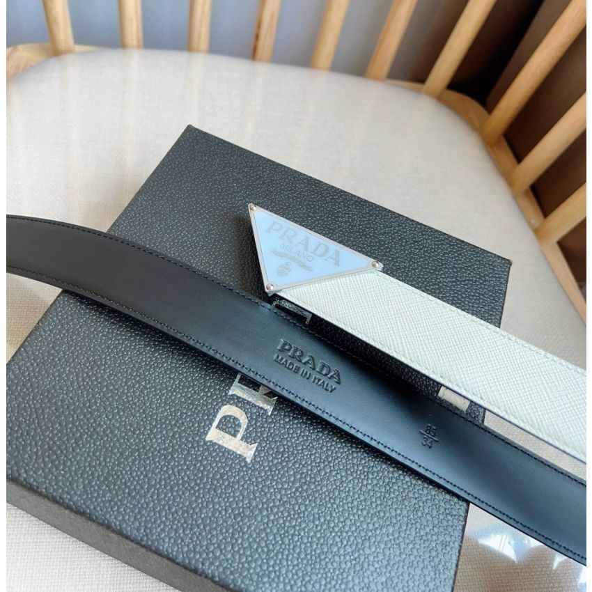Pra*a Saffiano Belt 3.0cm
