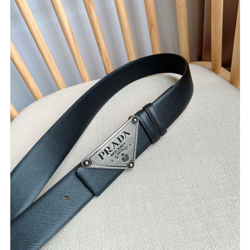 Pra*a Saffiano Belt 3.5cm