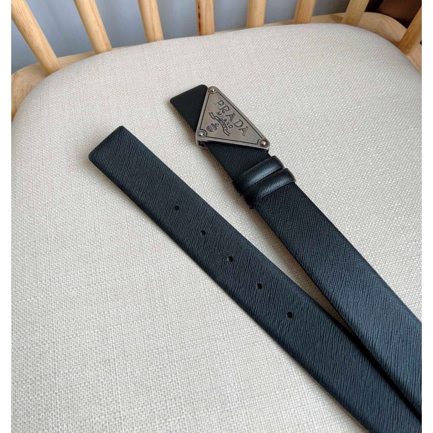Pra*a Saffiano Belt 3.5cm