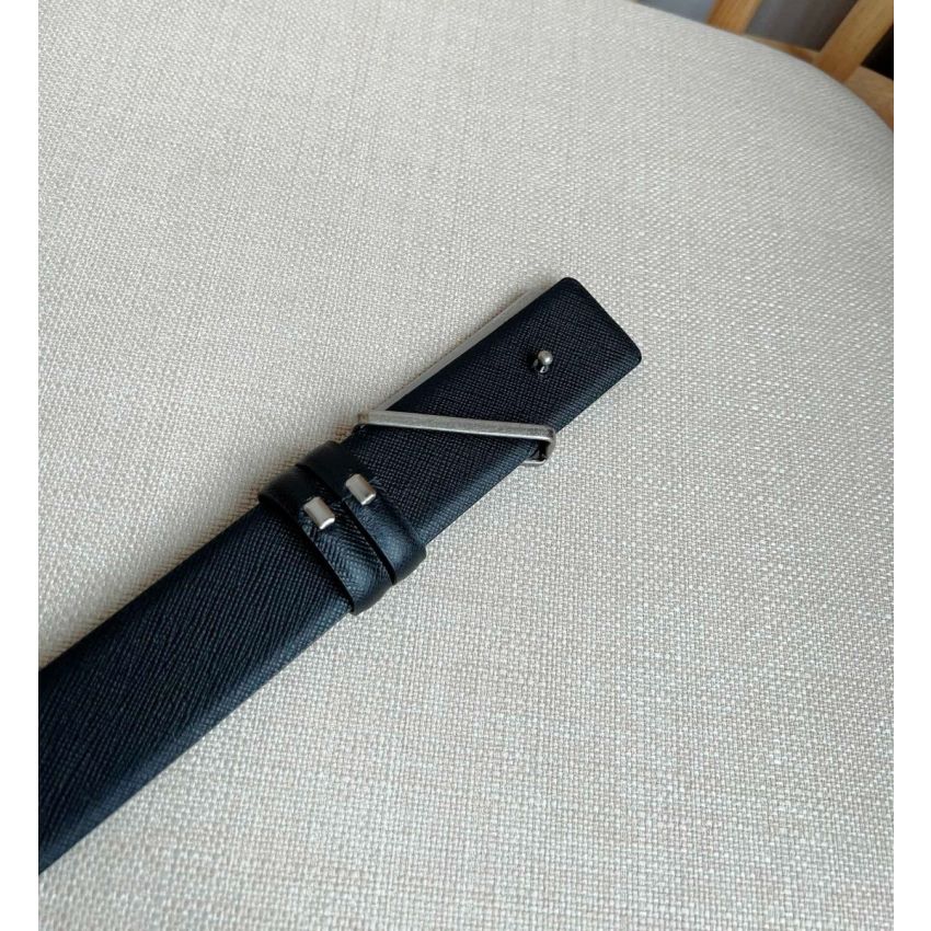 Pra*a Saffiano Belt 3.5cm