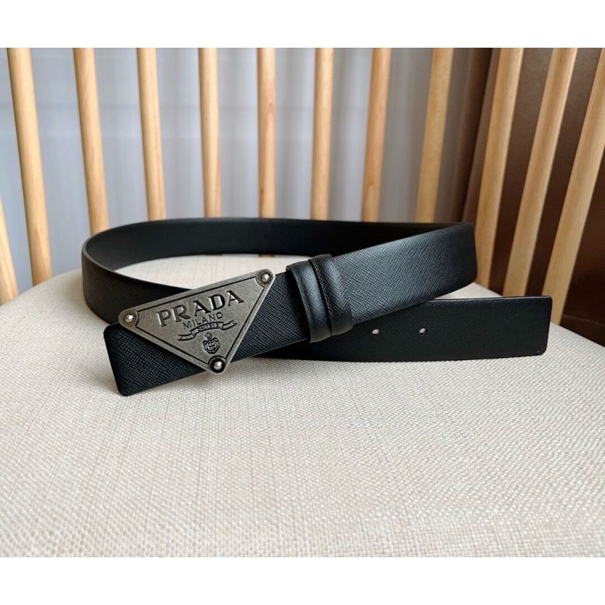 Pra*a Saffiano Belt 3.5cm