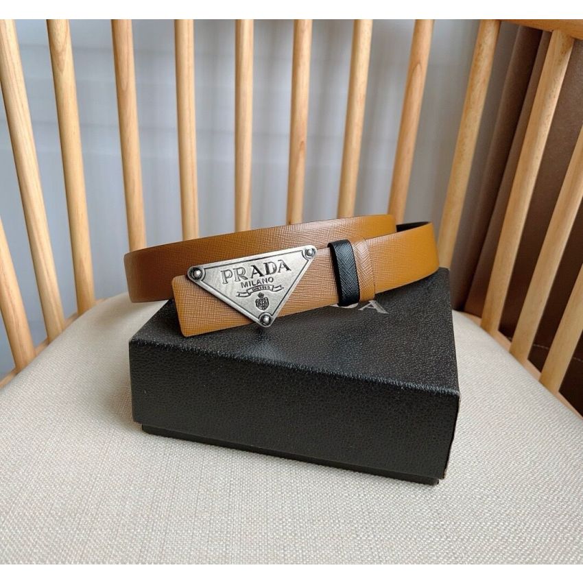 Pra*a Saffiano Belt 3.5cm