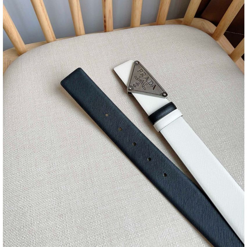 Pra*a Saffiano Belt 3.5cm