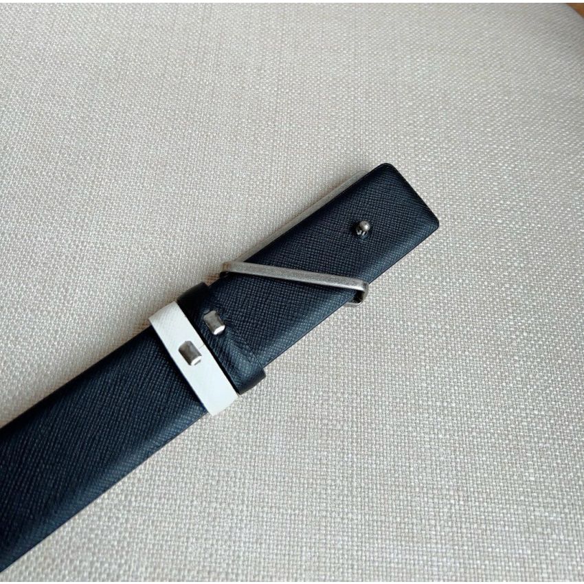 Pra*a Saffiano Belt 3.5cm