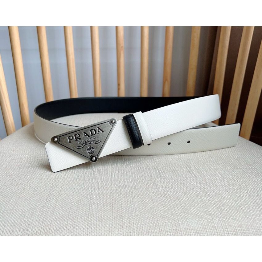 Pra*a Saffiano Belt 3.5cm