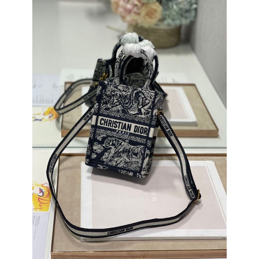 D10r Book Tote Mini Phone Bag