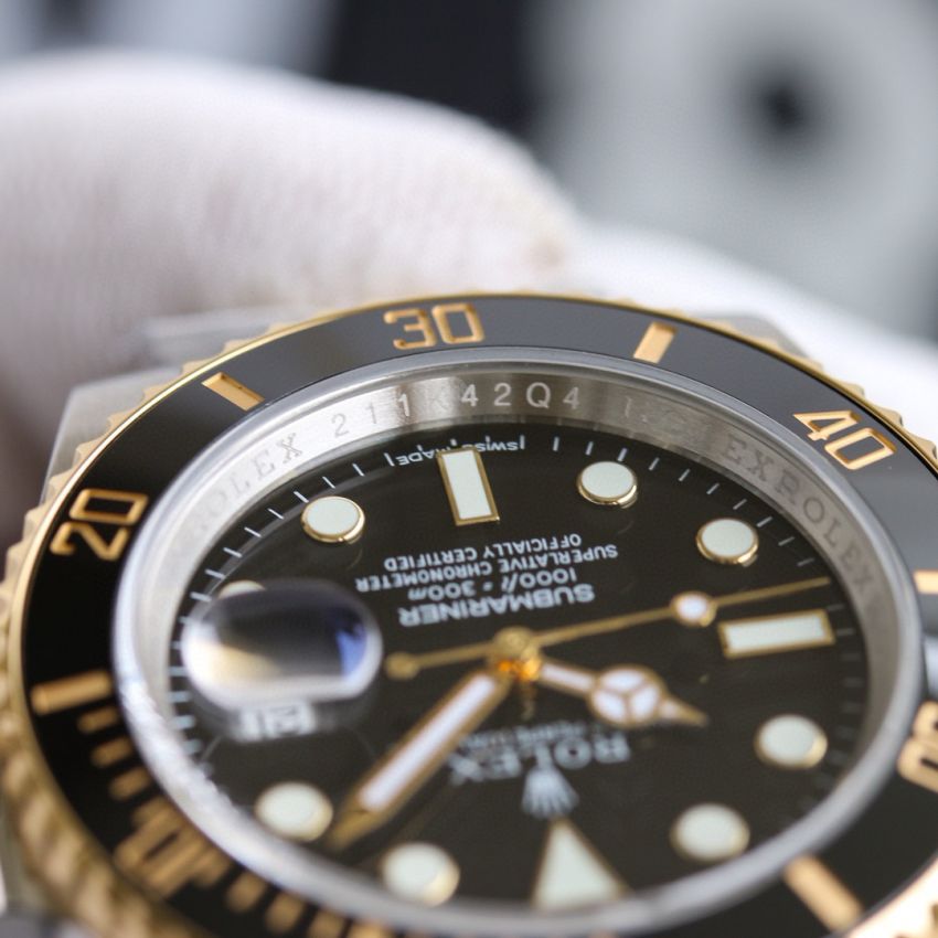 R01ex Submariner  Oyster, 41 mm, Oystersteel, 18K yellow gold