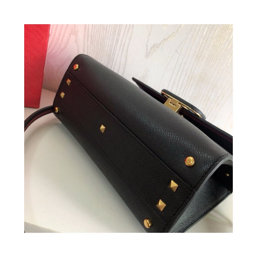 Small Vsling Grainy Calfskin Handbag
