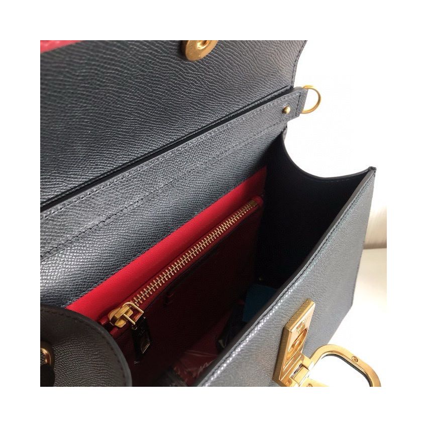 Small Vsling Grainy Calfskin Handbag