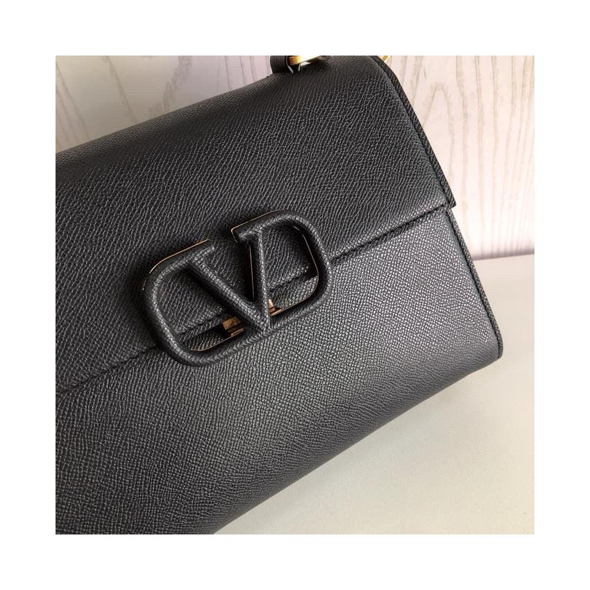 Small Vsling Grainy Calfskin Handbag