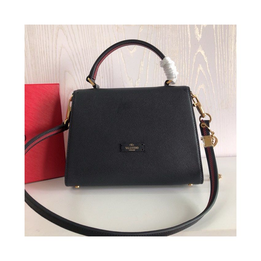 Small Vsling Grainy Calfskin Handbag