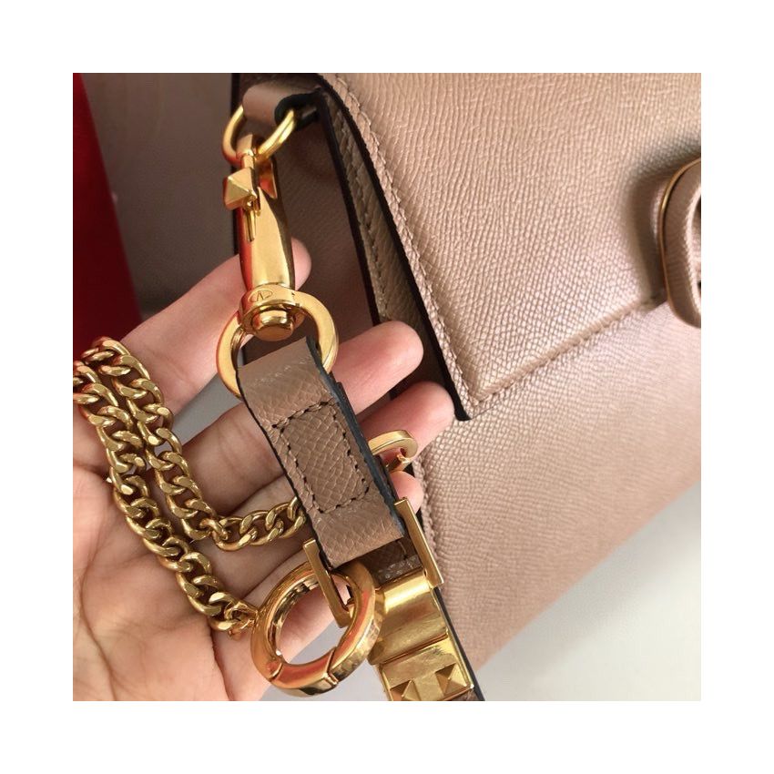 Small Vsling Grainy Calfskin Handbag