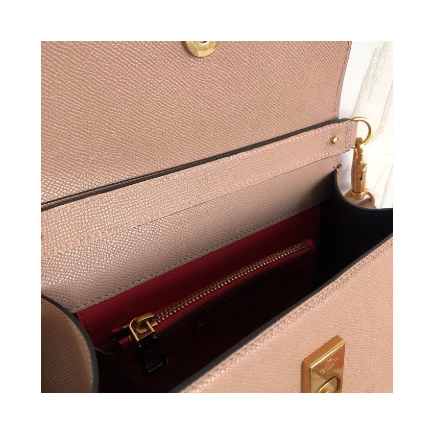 Small Vsling Grainy Calfskin Handbag