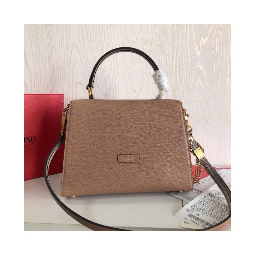 Small Vsling Grainy Calfskin Handbag