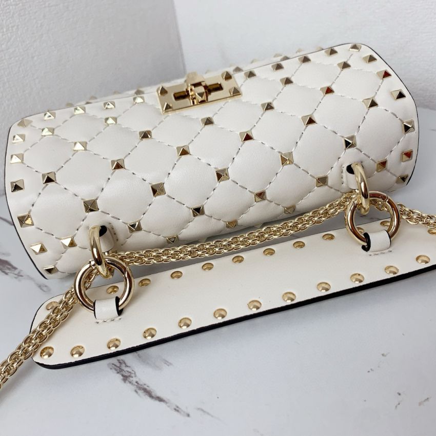 Small Nappa Rockstud Spike Bag