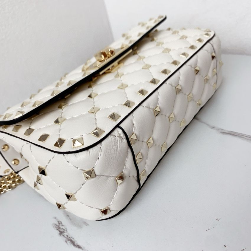 Small Nappa Rockstud Spike Bag