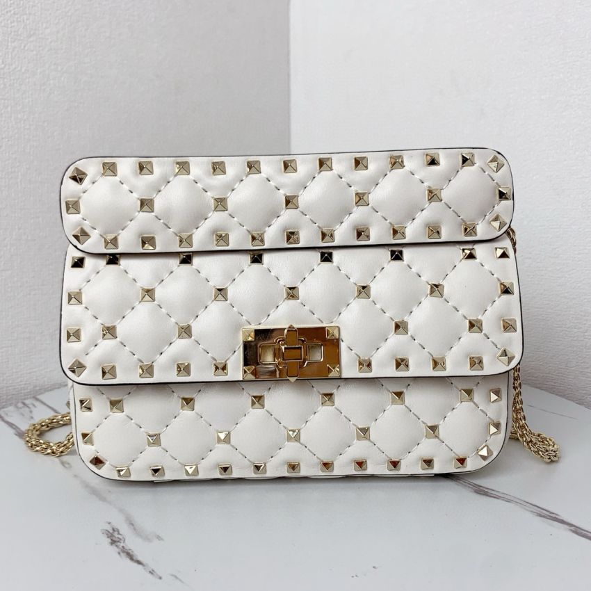 Small Nappa Rockstud Spike Bag
