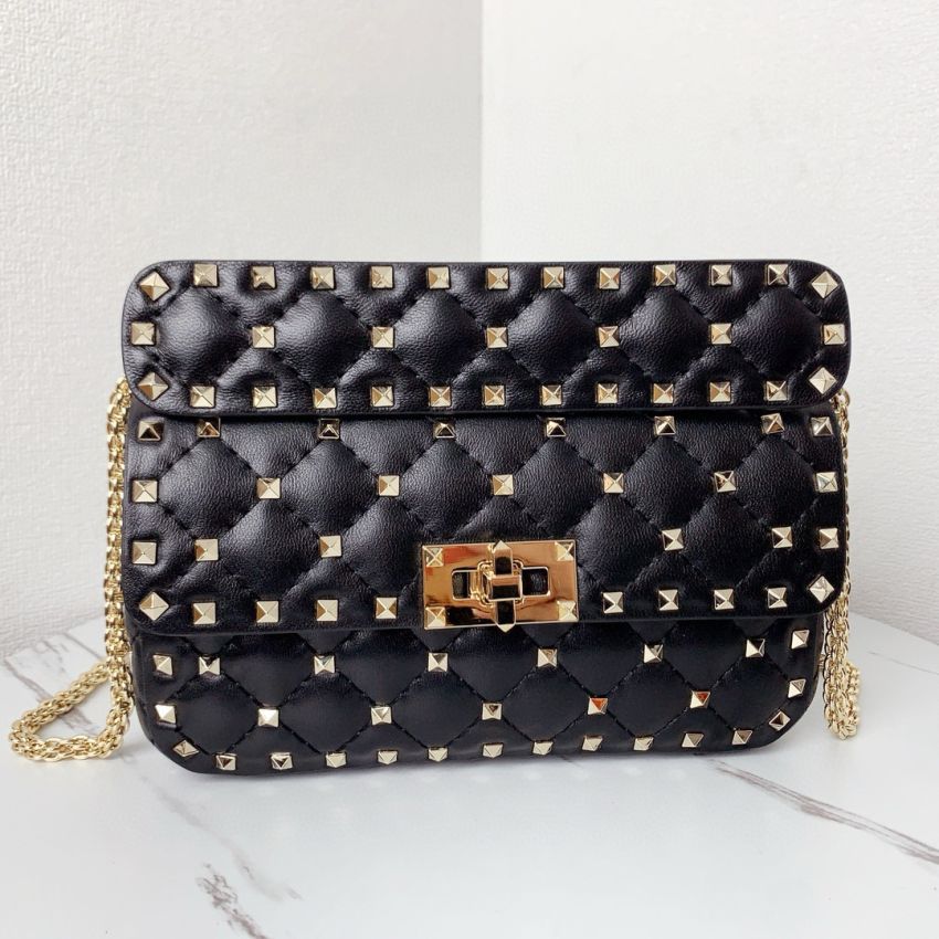 Small Nappa Rockstud Spike Bag