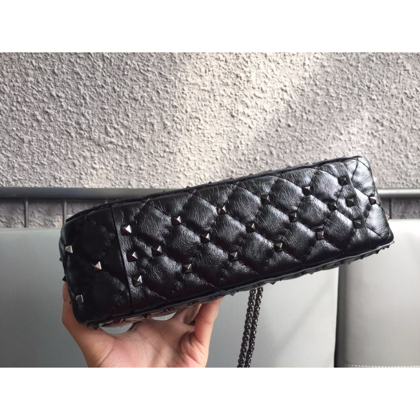 Medium Nappa Rockstud Spike Bag