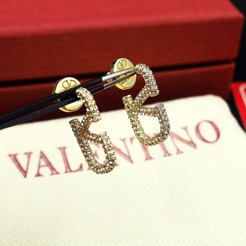 Va1e*ntin0 Vlogo Small Earrings