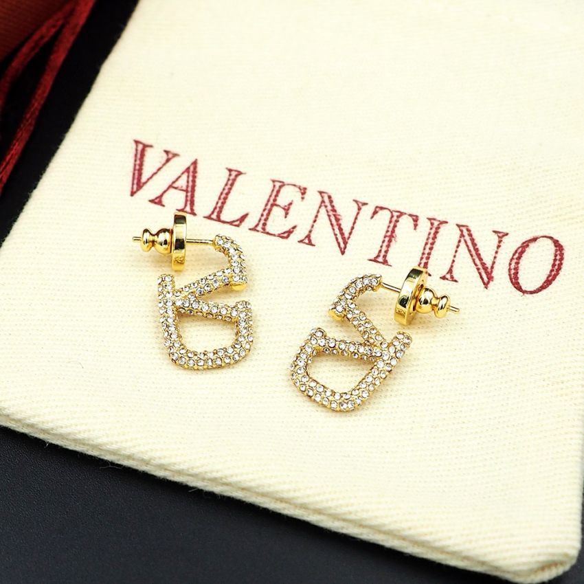 Va1e*ntin0 Vlogo Small Earrings