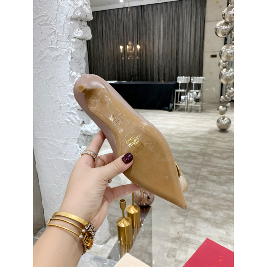 Va1e*ntin0 Vlogo Calfskin Pumps , Size 35-41