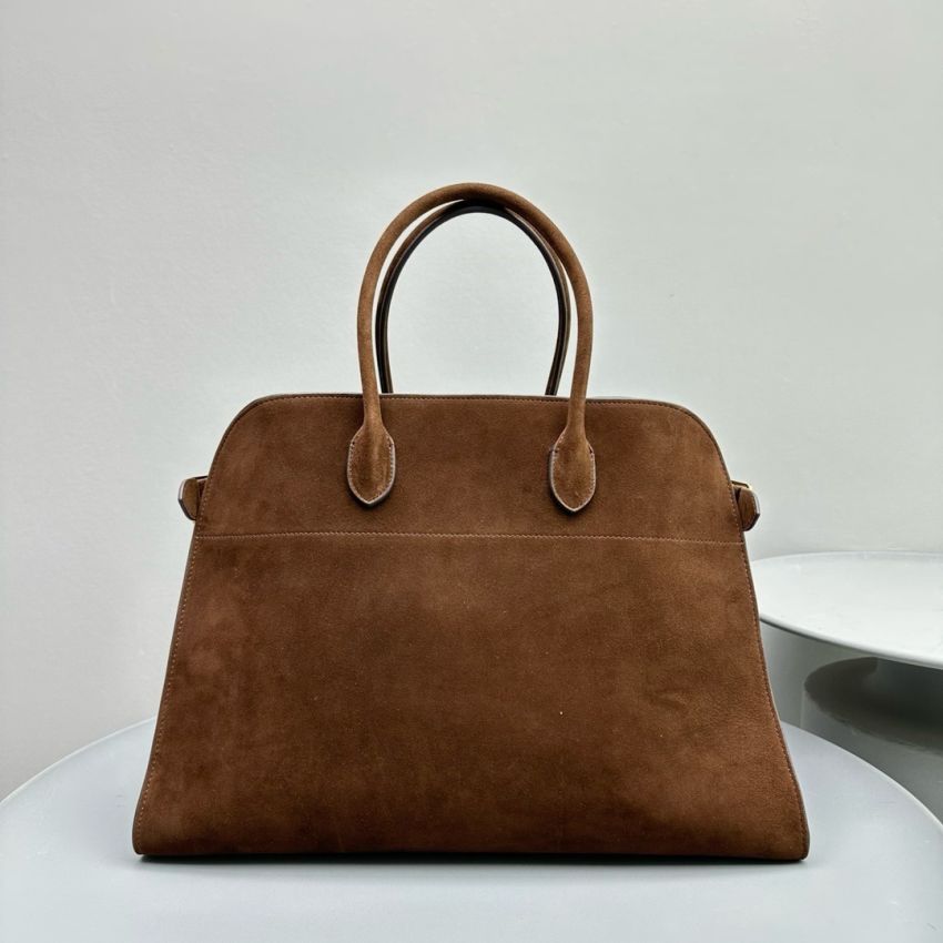 The R0w Soft Margaux 17 Bag in Suede