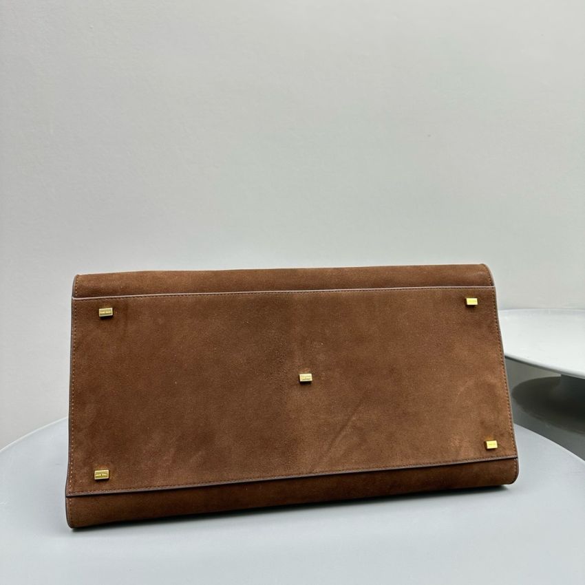 The R0w Soft Margaux 17 Bag in Suede