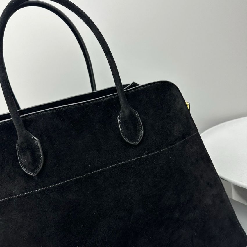 The R0w Soft Margaux 17 Bag in Suede