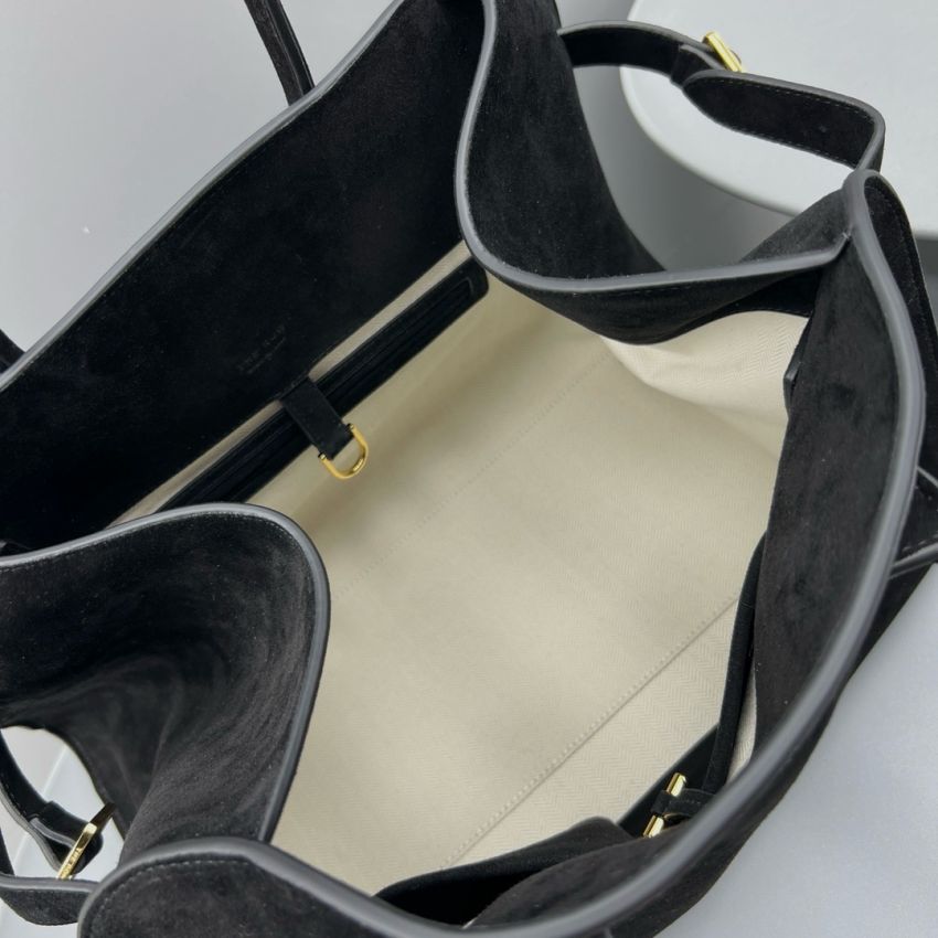 The R0w Soft Margaux 15 Bag in Suede