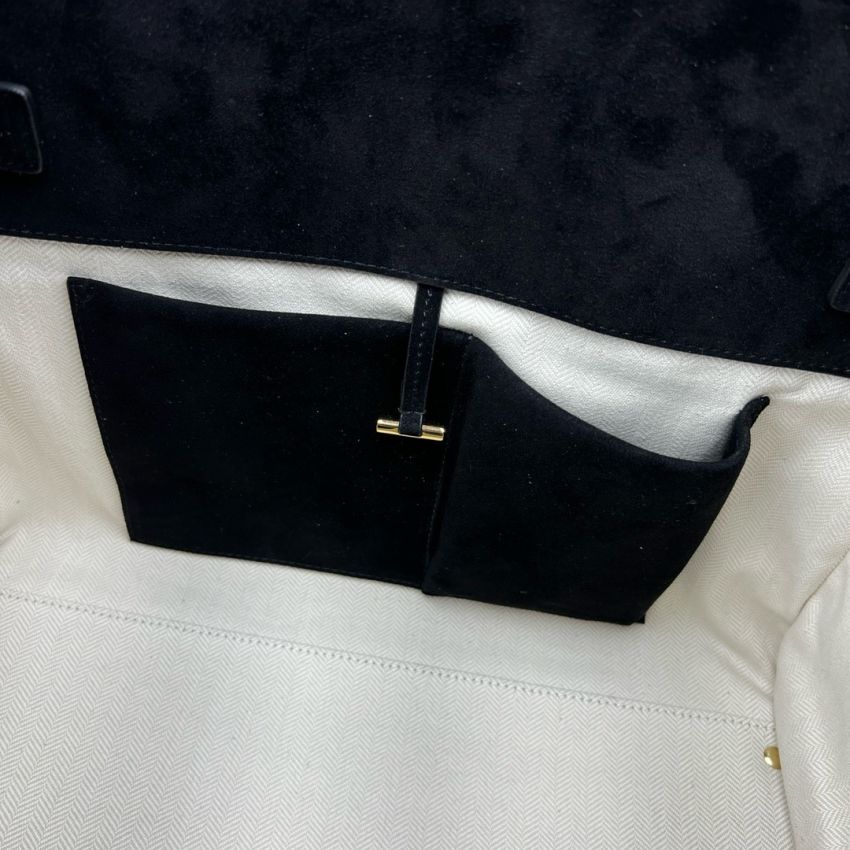 The R0w Soft Margaux 15 Bag in Suede