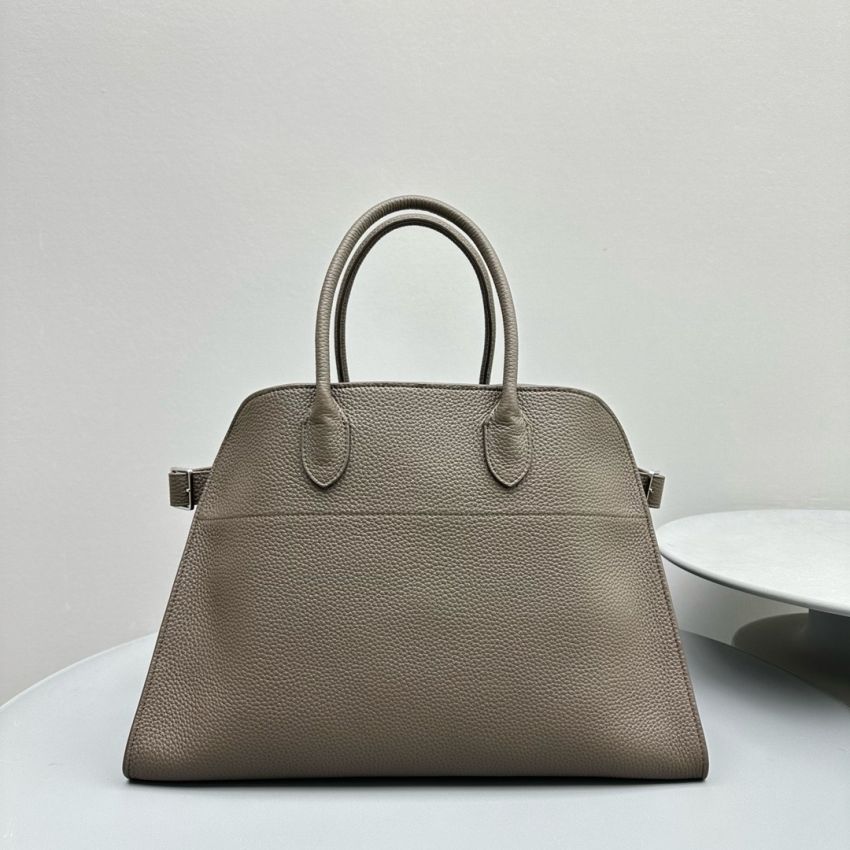 The R0w Soft Margaux 15 Bag in leather-Grey