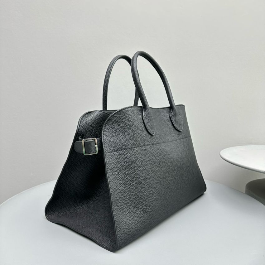 The R0w Soft Margaux 15 Bag in leather-Black