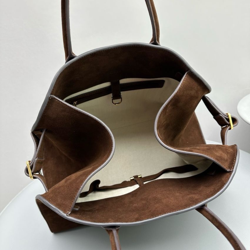 The R0w Soft Margaux 15 Bag in Suede