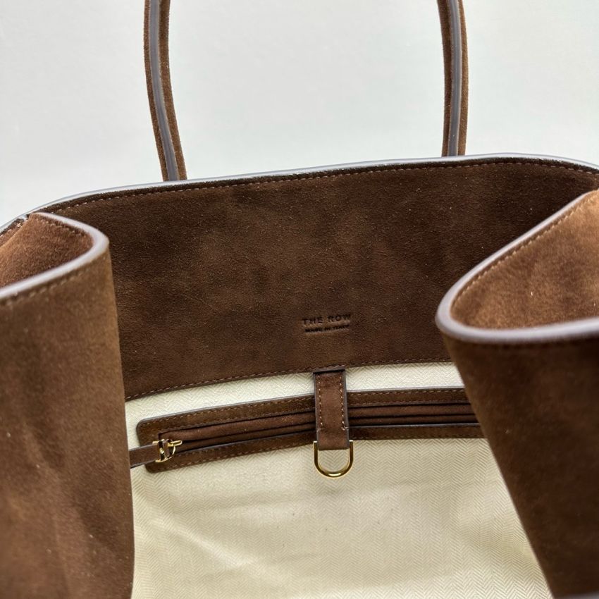 The R0w Soft Margaux 15 Bag in Suede