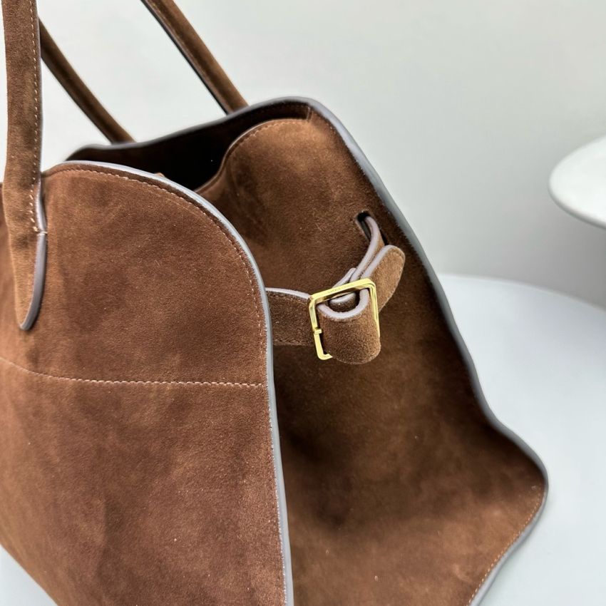 The R0w Soft Margaux 15 Bag in Suede