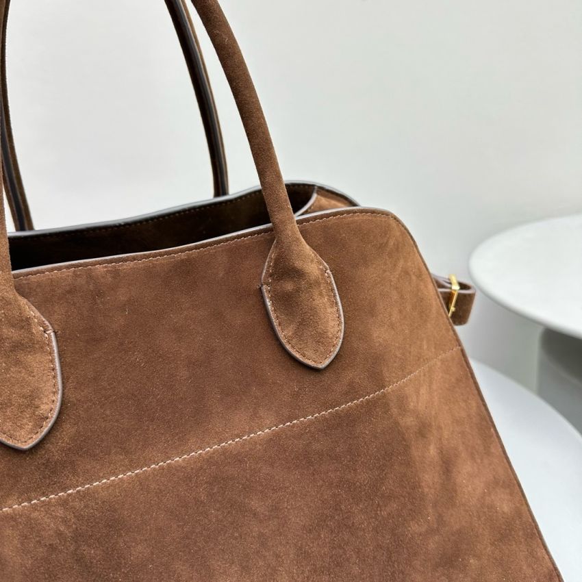 The R0w Soft Margaux 15 Bag in Suede