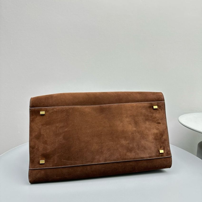 The R0w Soft Margaux 15 Bag in Suede